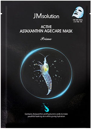 JMSolution~Антиоксидантная тканевая маска с астаксантином~Active Astaxanthin Agecare Mask Prime