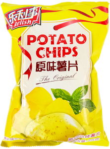 Relish~Картофельные чипсы с оригинальным вкусом (Китай)